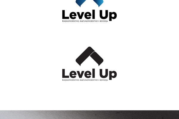 level up - logo design